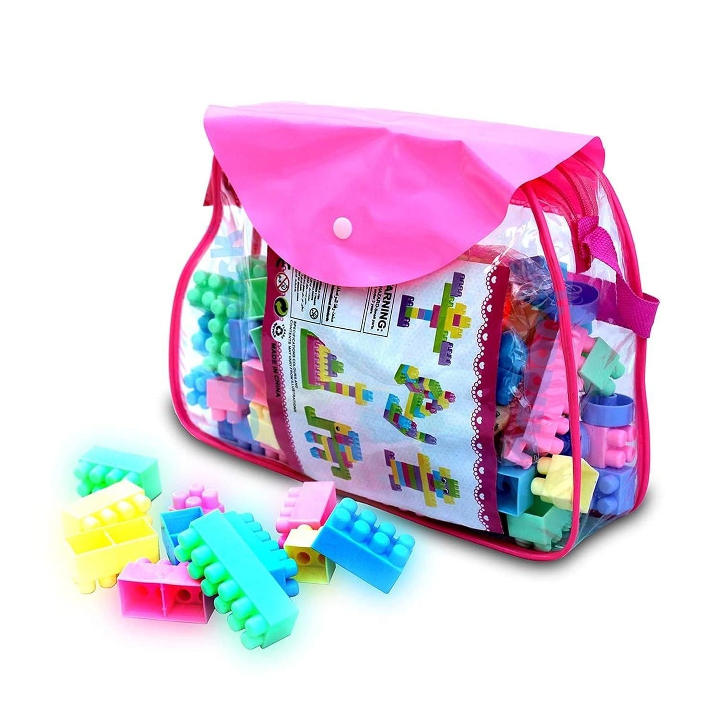 Building Blocks Puzzle Game with Storage Box