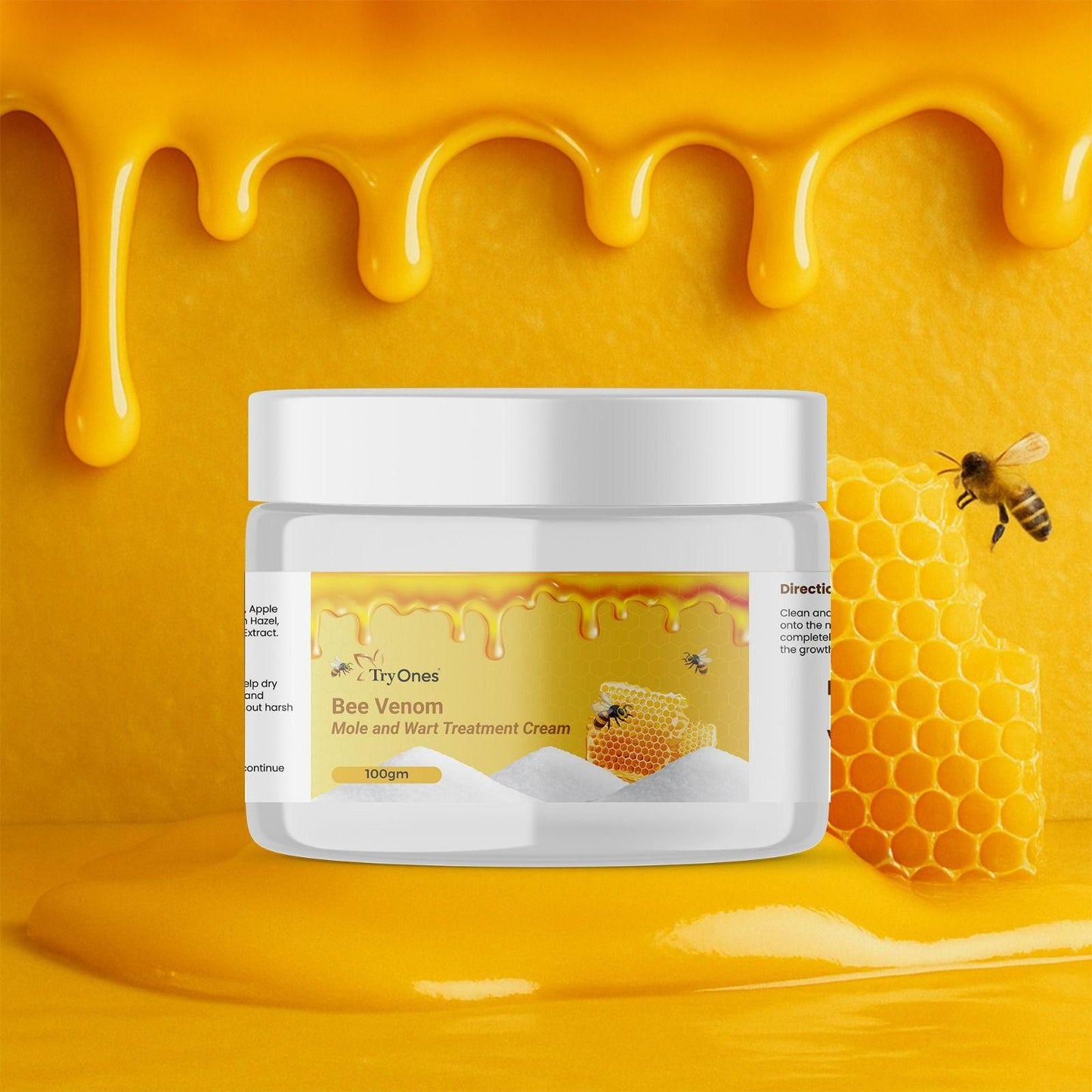 Bee Venom Mole and Wart Treatment Cream – Pack of 2 (200g Total)