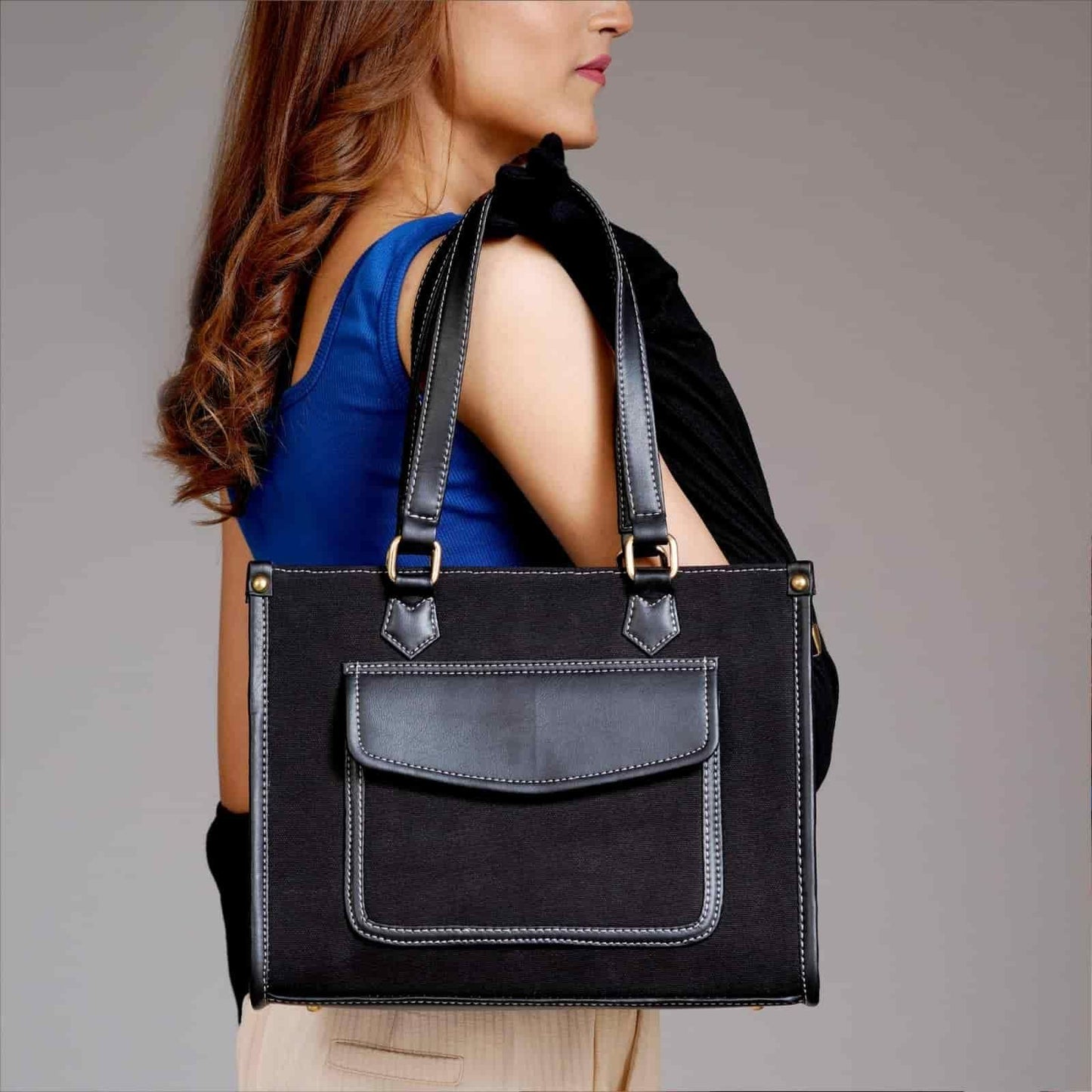 Stylish Large Capacity Tote Bag for Women – Office, Travel & Daily Use | Soft Lining Shoulder Bag