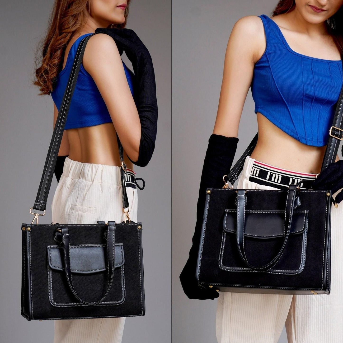Stylish Large Capacity Tote Bag for Women – Office, Travel & Daily Use | Soft Lining Shoulder Bag