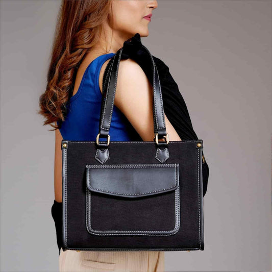 Stylish Large Capacity Tote Bag for Women – Office, Travel & Daily Use | Soft Lining Shoulder Bag