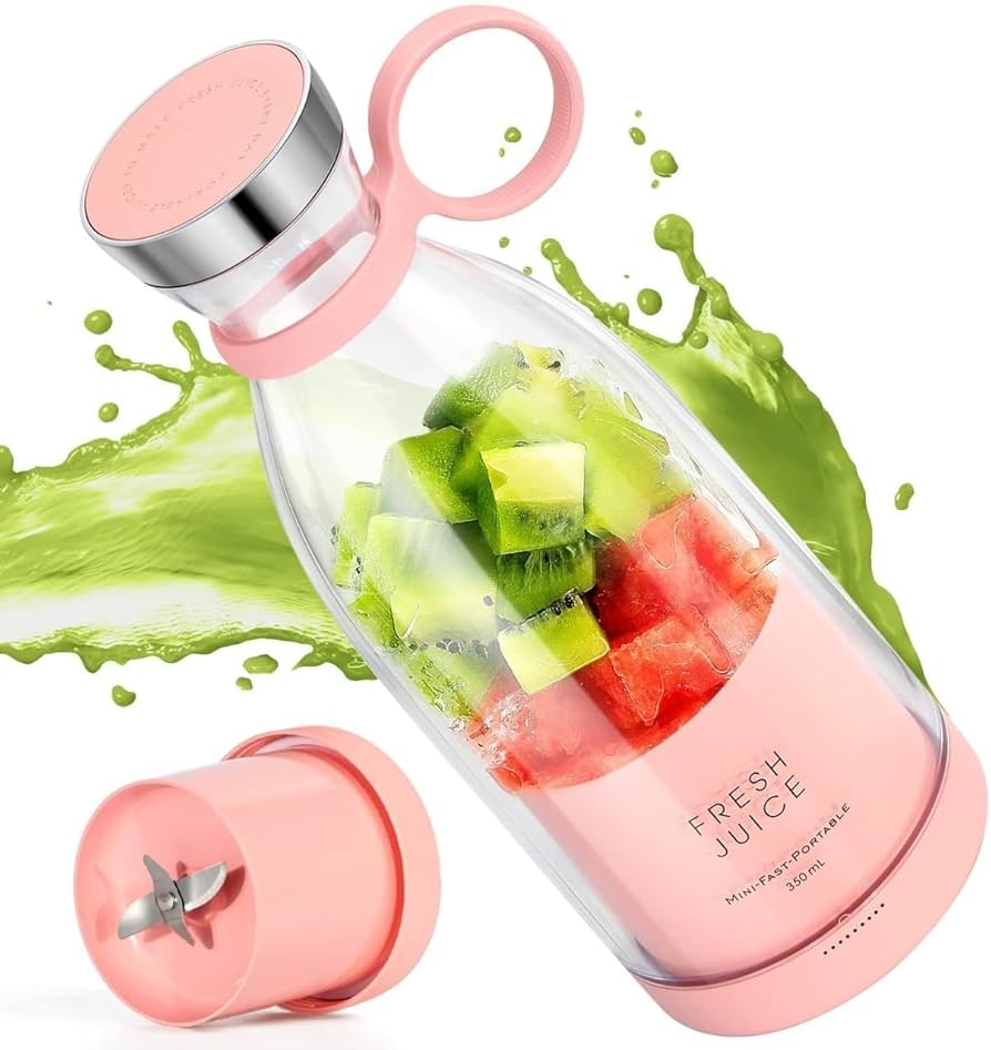 USB Portable Blender Bottle – Rechargeable Juicer for Travel, Gym & Outdoor Use