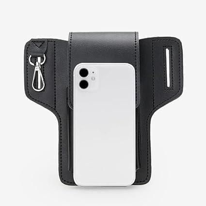 Men’s Multipurpose PU Leather Mobile Pouch with Belt Loop