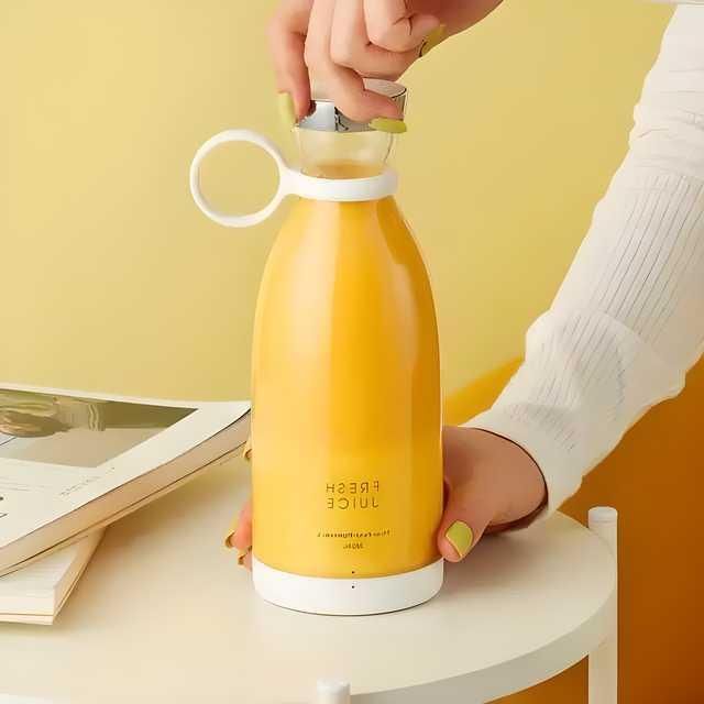 USB Portable Blender Bottle – Rechargeable Juicer for Travel, Gym & Outdoor Use