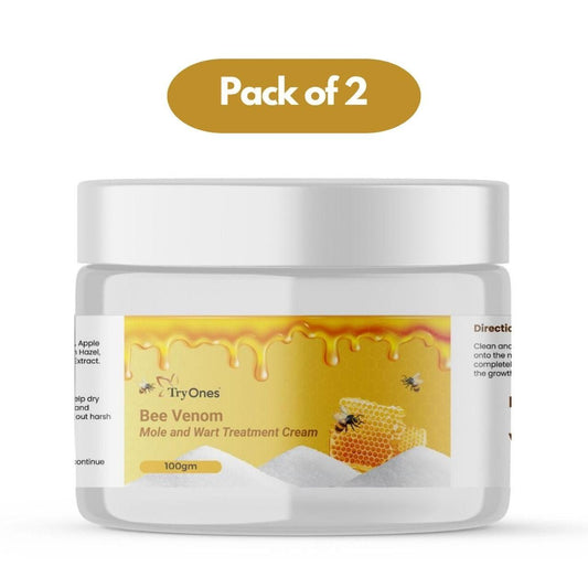 Bee Venom Mole and Wart Treatment Cream – Pack of 2 (200g Total)
