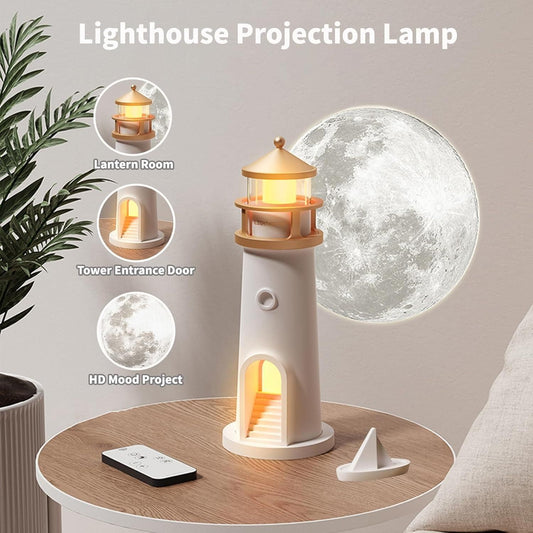 Moon Projection Lighthouse