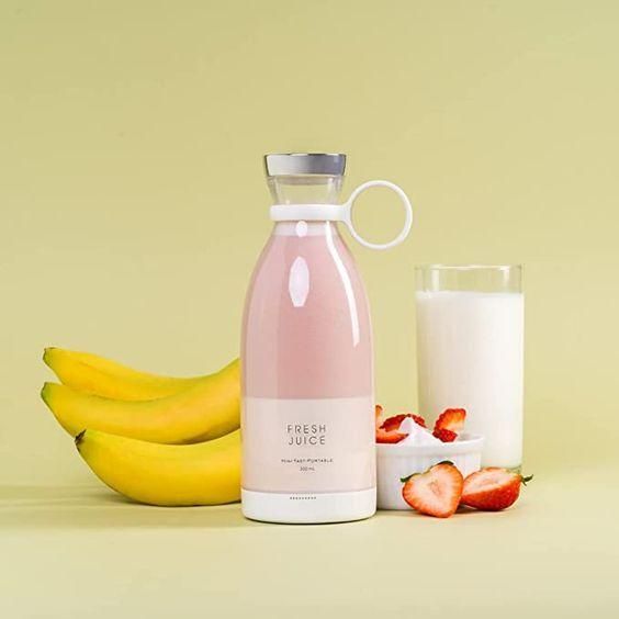 USB Portable Blender Bottle – Rechargeable Juicer for Travel, Gym & Outdoor Use