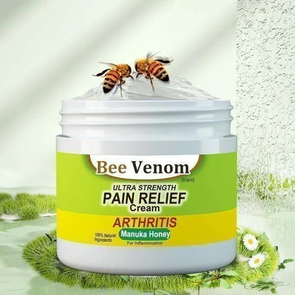 Bee Venom Joint & Bone Therapy Cream – Natural Pain Relief for Muscles & Joints (Pack of 3, 100g Each)