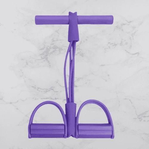 4-Rope Yoga Pedal Resistance Band – Full Body Fitness Equipment for Home Workout